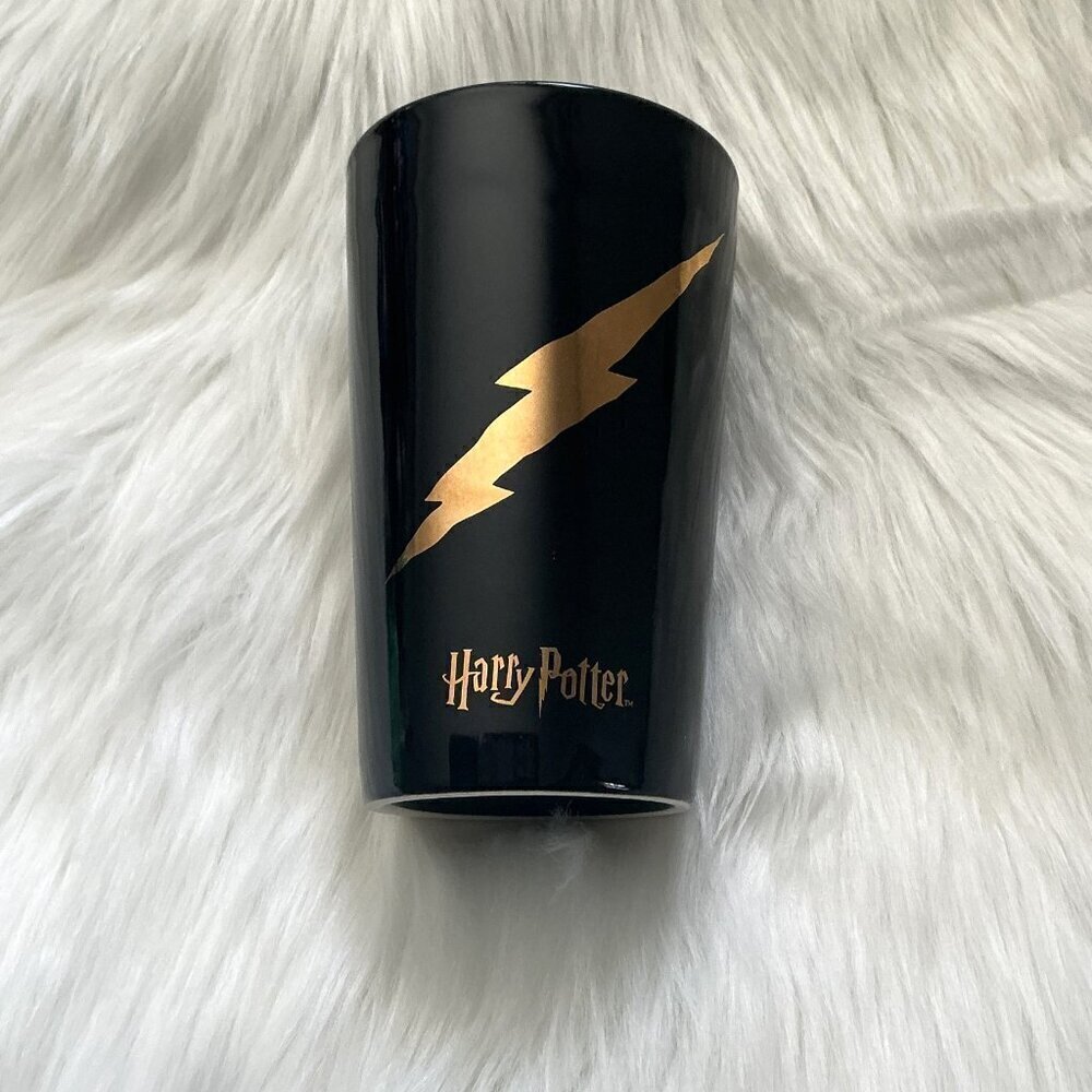 Hallmark Harry Potter Black & Gold Ceramic Tumbler